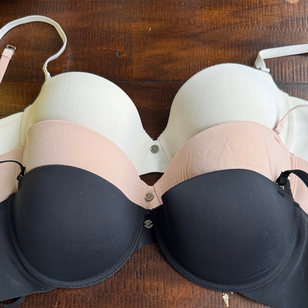 Lucky Elegant Women's Intimates Set - Black, Cream, and Pink